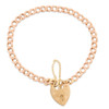 Vintage 9ct Rose Gold Charm Bracelet - Main View