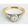 Vintage 18ct Gold 0.40 carat Solitaire Diamond Engagement Ring