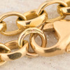 9ct Gold 16” Diamond Cut Oval Belcher Chain Necklace