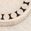 Second Hand 18ct Gold Circular Diamond Pendant - Close Up