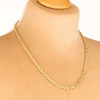 Second Hand 14ct Gold 21” Solid Rope Chain Necklace