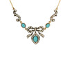 Vintage Style Turquoise & Pearl Necklace