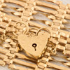 Vintage 9ct Gold Extra Wide Gate Bracelet