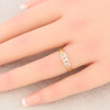 Second Hand 18ct Gold Baguette Diamond Engagement Ring