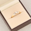 Second Hand 18ct Gold Baguette Diamond Engagement Ring