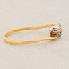 Second Hand 18ct Gold 2 Stone Diamond Ring – 0.30 carat - Side View