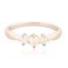 Second Hand 18ct White Gold 3 Stone Diamond Trilogy Ring