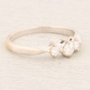 Second Hand 18ct White Gold 3 Stone Diamond Trilogy Ring