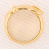 Second Hand 9ct Gold Wide Buckle Ring Top View
