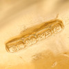Second Hand 9ct Gold Wide Buckle Ring Hallmark