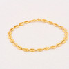 Second Hand 18ct Gold Coffee Bean Bracelet Angled View
