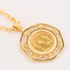 Second Hand 9ct Gold 1910 Sovereign Pendant and Chain