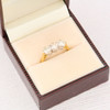 Second Hand 18ct Gold 3 Stone Trilogy Diamond Ring – 1 carat - in Box