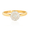 Vintage 18ct Gold Diamond Cluster Ring – 1960s Front View