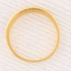Second Hand 9ct Yellow Gold Diamond Channel Set Eternity Ring Top View