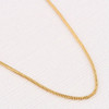 Vintage 9ct Gold 18” Rope Chain Necklace Alt Front View