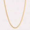 Vintage 9ct Gold 18” Rope Chain Necklace Front View