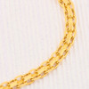 Second Hand 18ct Gold Twin Cable Bracelet Close Up