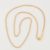 Second Hand 9ct Gold 16” Box Chain Necklace All Chain