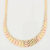 Second Hand 14ct Yellow and Rose Gold Cleopatra Fringe Necklace - Front View