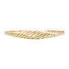 Second Hand 9ct Gold Tapered Curve Design Bangle