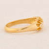 Antique 18ct Gold 5 Stone Diamond Ring - 0.30 carat - Side View