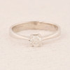 9ct White Gold Solitaire Diamond Engagement Ring – 0.25 carat - Main View