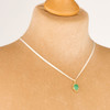 Second Hand 18ct Gold Jade Pendant - On Bust