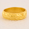 Second Hand 23ct Gold Engraved Wedding Band - Inner View