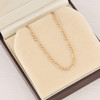 Second Hand 9ct Gold Figaro Chain Necklace - 20" - In Box