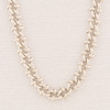 Second Hand Heavy Silver Oval Linked 26” Chain Necklace - Front View