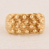 Second Hand 9ct Gold 4 Row Keeper Ring – 1987 - Front View