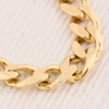 Second Hand 9ct Gold 8” Curb Bracelet - Close Up Links