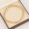 Second Hand 9ct Gold 8” Curb Bracelet - In Box