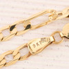 Second Hand 9ct Gold 18” Figaro Chain Necklace - Hallmark