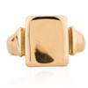 Vintage 9ct Gold Rectangle Signet Ring – 1931–1932 - Front View