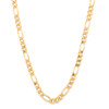 Second Hand 9ct Gold 16” Figaro Chain Necklace - Main View