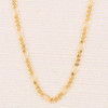 Second Hand 9ct Gold 16” Figaro Chain Necklace - Front View