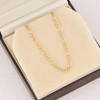 Second Hand 9ct Gold 16” Figaro Chain Necklace - In Box