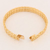 Second Hand 14ct Gold Square Linked Bracelet - Open Clasp