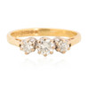 Second Hand 18ct Gold 3 Stone Trilogy Diamond Ring – 0.60 carat - Main View