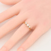 Second Hand 18ct Gold 3 Stone Trilogy Diamond Ring – 0.60 carat - Finger View