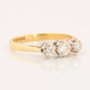 Second Hand 18ct Gold 3 Stone Trilogy Diamond Ring – 0.60 carat - Angled View