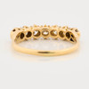 Vintage 18ct Gold 7 Stone Diamond Eternity Ring – 0.70 carat - Rear View