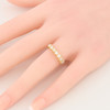 Vintage 18ct Gold 7 Stone Diamond Eternity Ring – 0.70 carat - On Finger