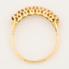 Vintage 18ct Gold 7 Stone Diamond Eternity Ring – 0.70 carat - Top View
