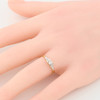 Vintage 18ct Gold Diamond Solitaire Engagement Ring – 0.20 carat - Worn View