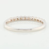 9ct White Gold Diamond Eternity Ring – 0.25 carat - Rear View