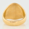 Second Hand 9ct Gold Oval Signet Ring - Rear View