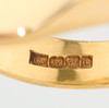Second Hand 9ct Gold Oval Signet Ring - Hallmark Detail